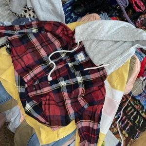 this is an Aeropostale croptop flannel